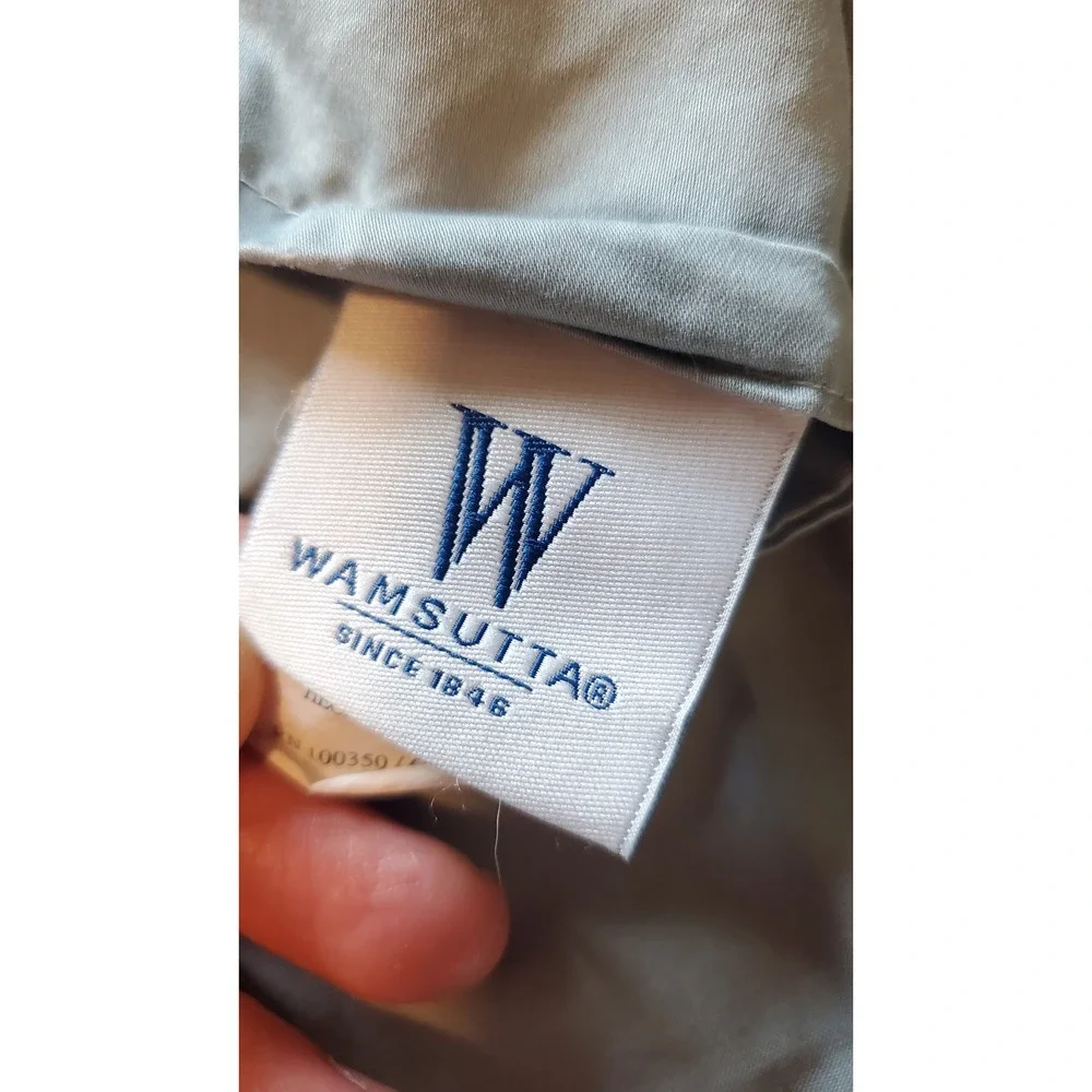 Wamsutta PimaCott 100% Pima Cotton King Flat Sheet Sage Green 113
